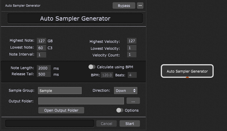 auto-sampler-generator-block