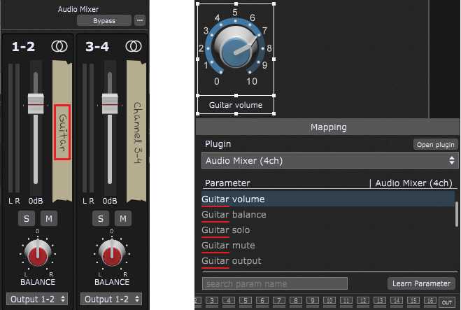 Audio-Mixer-Channel-Label-Parameters