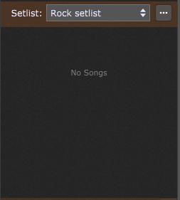 Rock-setlist