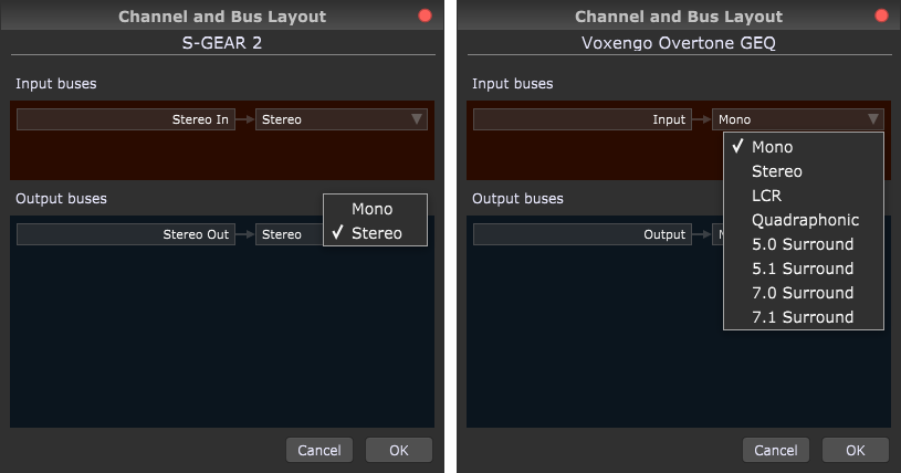 Channel-and-bus-layout