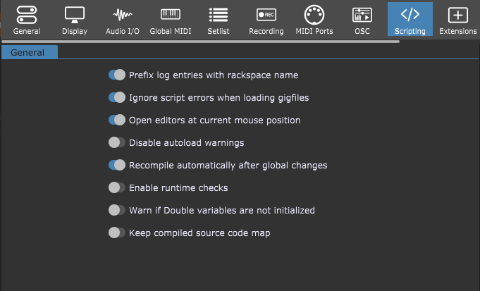 Options-Scripting