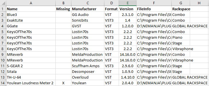 show-plugins-in-use-excel