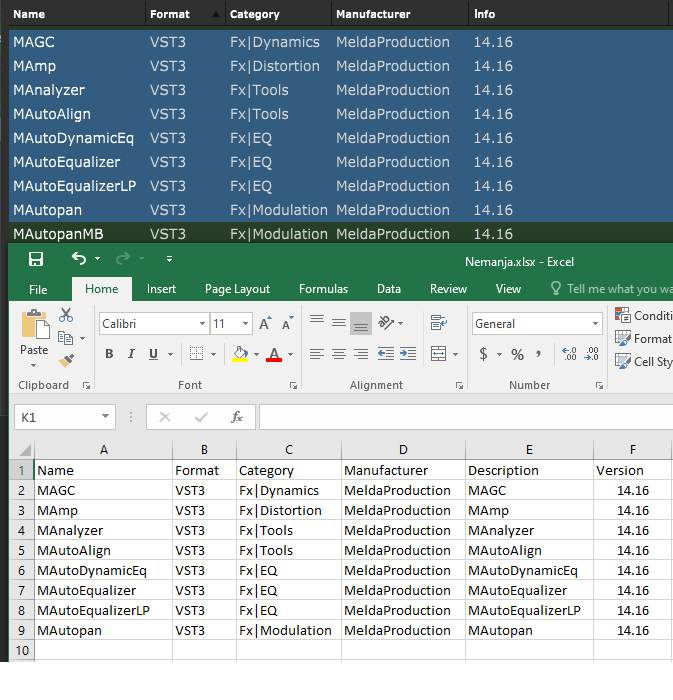 Plugin-Manager-CSV-Excel
