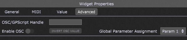 Widget-Properties-Global-Parameter