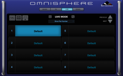 Controlling Omnisphere in Live Mode