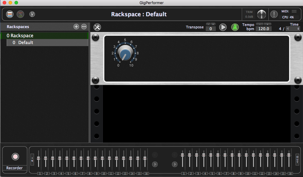 The Audio and MIDI Recorder