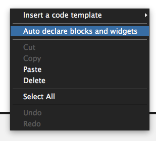 GPScript in Gig Performer, Auto declare blocks and widgets