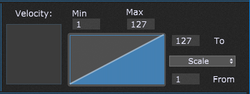 Velocity layering and scaling, MIDI in plugin, Gig Performer