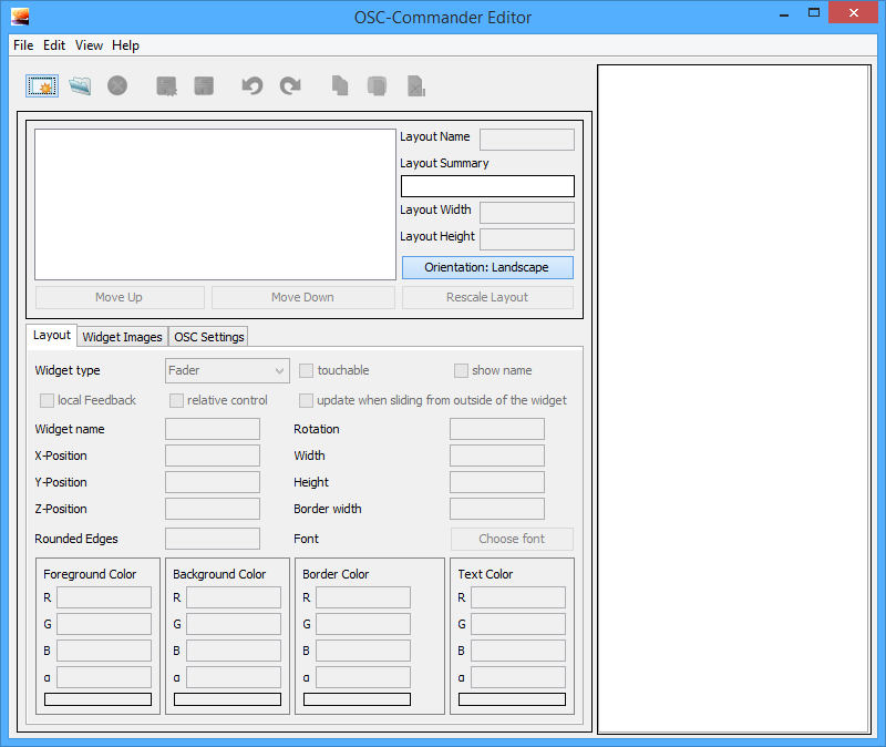 OSC Commander Layout Designer OSCAR