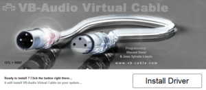 VB-Audio Virtual Cable, VB-CABLE, install virtual audio driver