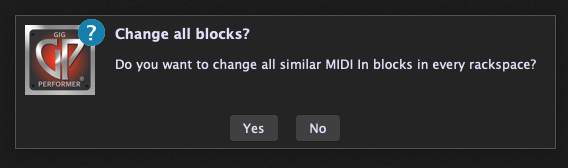 How to change the underlying MIDI Input device for all MIDI In Blocks in all Rackspaces