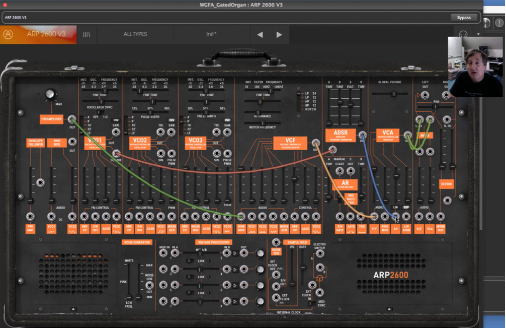 David Jameson and Arturia Arp 2600 emulation VST plugin