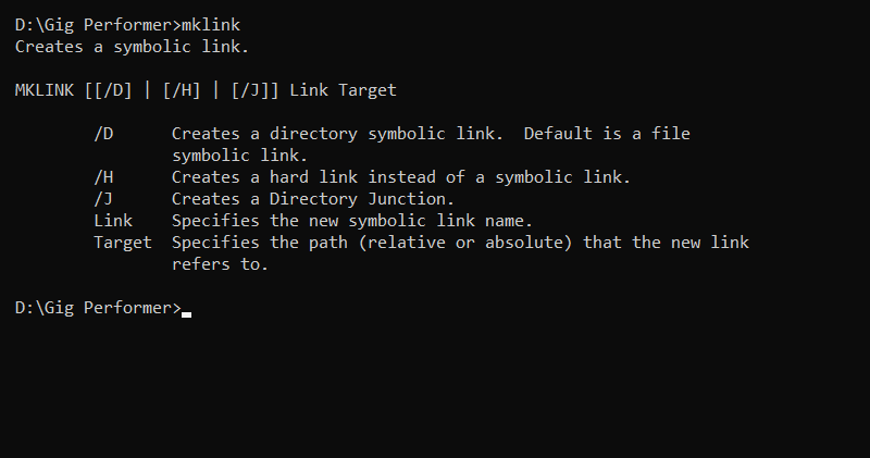 Create symbolic links when files are in different places