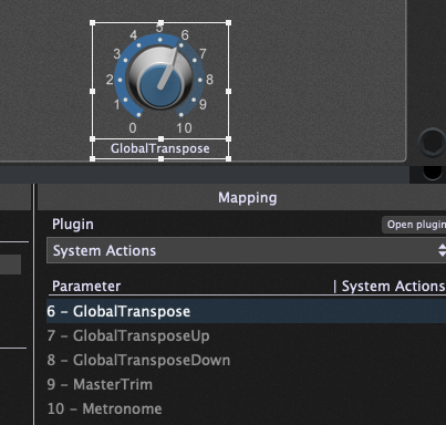 How to remember the global transpose between gigs