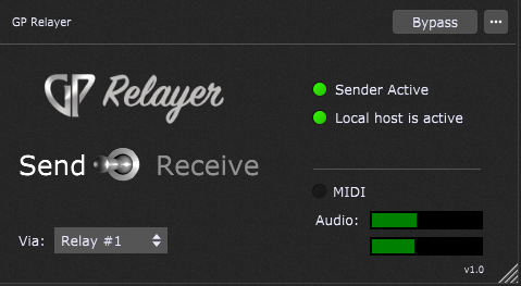 GP Relayer plugin editor window