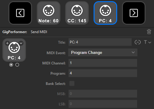 Send MIDI from Stream Deck to Gig Performer