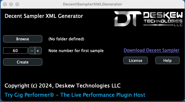 The Decent Sampler XML Generator – Free Download