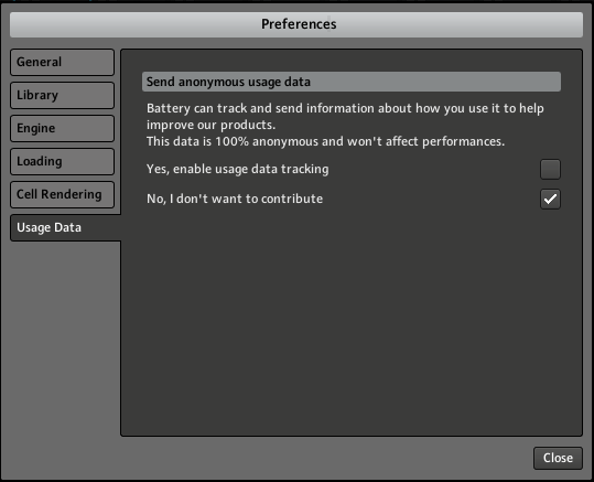 For rock-solid plugin setup, make sure to disable usage data tracking.