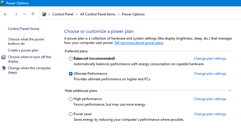 The Importance of the Ultimate Performance Power Plan