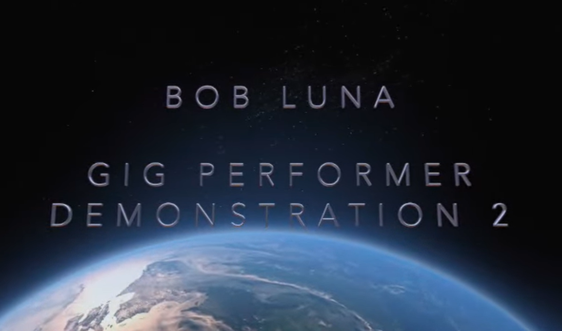 Bob Luna - Gig Performer Demonstration - TOTO - Rosanna