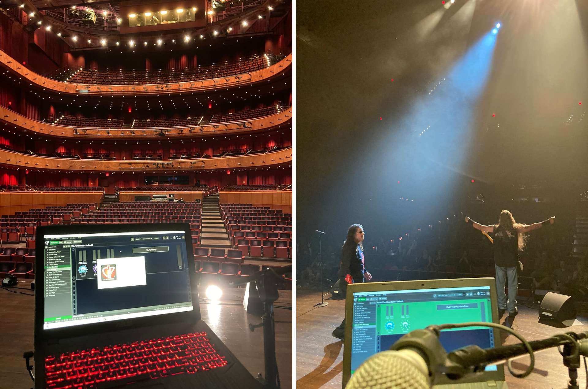 OZZ Rocks at the Tobin Center in San Antonio with Gig Performer