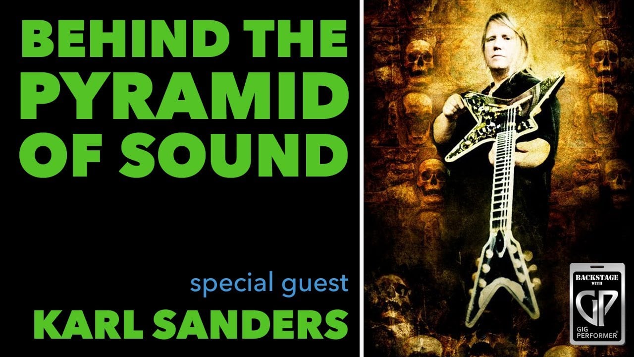 Karl Sanders of technical metal band Nile on Backstage with Gig Performer