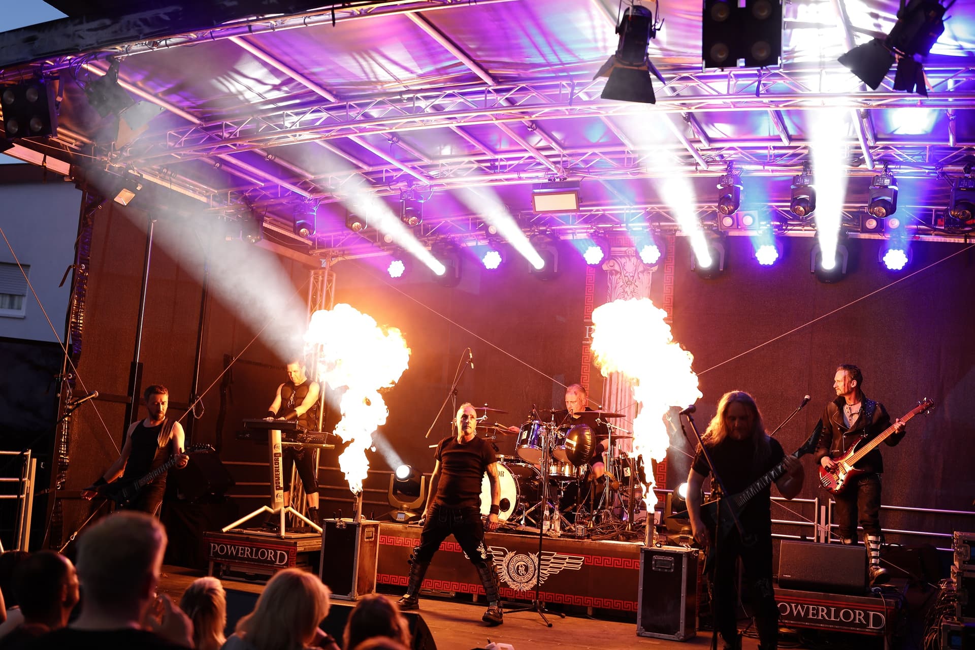 A Spectacular Heavy Metal Show with Pyrotechnics in Germany