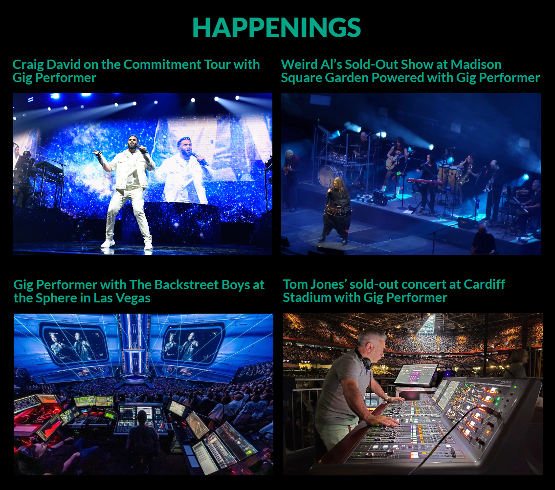 Gig Performer through the Eyes of Musicians: Setups, Stories, and Artist Insights